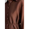 Defacto G7263AXBN323 Kahve Regular Fıt Modal Uzun Kollu Tunik