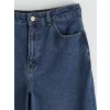 LCW Modest İndigo Baggy Fit Kadın Jean Pantolon