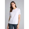 Defacto W9584AZWT36 Beyaz Basıc Penye Tişört