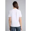 Defacto W9584AZWT36 Beyaz Basıc Penye Tişört