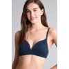 Defacto X9027AZNV179 Lacivert Pamuklu Kaplı Pedli Balensiz Bra