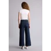 Defacto F5537AXNM34 Mavi Culotte Yüksek Bel Jean Pantolon