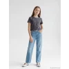 LCW Kids İndigo Straight Fit Kız Çocuk Jean Pantolon