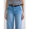 LCW Jeans İndigo Yüksek Bel Wideleg Kadın Jean Pantolon