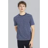Defacto F9674AXNV241 Lacivert REGULAR FIT %100 Pamuk Tişört