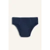 Defacto G8560A8BE513 Mavi Penye 3lü Slip Külot Erkek Çocuk