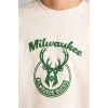 Defacto G7618A8ER117 Ekru NBA Mılwaukee Bucks Tişört Erkek Çocuk