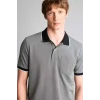 Defacto G2609AXAR221 Antrasit Kısa Kollu Polo Tişört