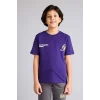 Defacto G7613A8PR299 Mor NBA Los Angeles Lakers New Regular Fıt Bisiklet Yaka Kısa Kollu Tişört Erkek Çocuk