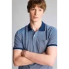 Defacto G2609AXIN272 İndigo Kısa Kollu Polo Tişört