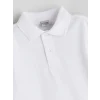 LCW Kids Beyaz Polo Yaka Basic Erkek Çocuk Tişört