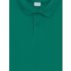 LCW Kids Yeşil Polo Yaka Basic Erkek Çocuk Tişört