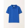 LCW Kids Mavi Polo Yaka Basic Erkek Çocuk Tişört