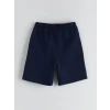 LCW Kids Lacivert Beli Lastikli Erkek Çocuk Şort