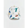 LCW ACCESSORIES Karışık Dinozor Baskılı Erkek Çocuk Kep Şapka
