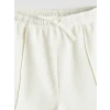 LCW Kids Ekru Beli Lastikli Kız Çocuk Şort