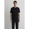 Mavi 0610277-900 Dokulu Siyah Basic Tişört