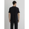 Mavi 0610277-900 Dokulu Siyah Basic Tişört