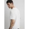 Mavi 0610277-70054 Dokulu Beyaz Basic Tişört