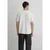 Mavi 0610277-70054 Dokulu Beyaz Basic Tişört