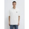 Mavi 0613180-70057 Mavi Logo Ekru Polo Tişört