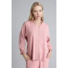Defacto G8959AXPN111 Pembe V Yaka Uzun Kollu Gömlek