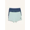 Defacto H0703A8IN103 İndigo Baskılı Penye 3lü Boxer Erkek Çocuk