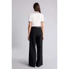 Defacto G8831AXBK81 Siyah Straıght Fıt Yüksek Bel Düz Paça Pantolon