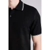 Defacto D7932AXBK81 Siyah Regular Fıt Polo Yaka Waffle Kısa Kollu Polo Tişört