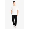 Defacto F9859AXER105 Ekru Regular Fit Basic Tişört