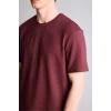 Defacto H2438AXBR304 Bordo Regular Fıt Kısa Kollu Tişört