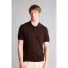 Defacto E3241AXBN340 Kahve Standart Fıt Polo Yaka Triko Kısa Kollu Polo Tişört