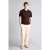 Defacto E3241AXBN340 Kahve Standart Fıt Polo Yaka Triko Kısa Kollu Polo Tişört