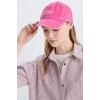 Defacto B7200AXPN1 Pembe Kadın Nakış Jean Cap Şapka