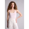 Defacto F7818AXPN74 Pembe Fıtted U Yaka Fitilli Kaşkorse Atlet