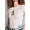 Defacto G9575AXWT32 Beyaz Dısney Mıckey & Mınnıe Fıtted Nakışlı Tişört