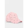 Defacto G6022A8PN1 Pembe Kalp Desenli Pamuklu Cap Şapka Kız Çocuk