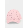Defacto G6022A8PN1 Pembe Kalp Desenli Pamuklu Cap Şapka Kız Çocuk