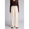 Defacto E1981AXBG286 Bej Wıde Leg Beli Lastikli Keten Karışımlı Pantolon