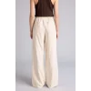 Defacto E1981AXBG286 Bej Wıde Leg Beli Lastikli Keten Karışımlı Pantolon