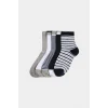 Defacto G2034A8KR1 Çok Renkli Çizgili 5li Pamuklu Uzun Çorap Erkek Çocuk