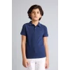 Defacto K1689A6NV31 Lacivert Basıc Pike Polo Tişört Erkek Çocuk