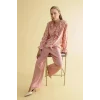 Defacto G8784AXPN111 Pembe Desenli Uzun Kollu Bluz