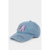 Defacto C0587A8BE106 Mavi Nakışlı Jean Cap Şapka Kız Çocuk