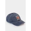 Defacto G0839A8BE303 Mavi Nakışlı Pamuklu Denim Cap Şapka Erkek Çocuk
