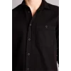 Defacto H1360AXBK81 Siyah Premium Twill Gömlek