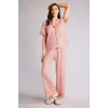 Defacto G7588AXER103 Ekru Desenli Softshell Pijama Takımı