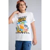 Defacto H0227A8ER105 Ekru Stumble Guys Tişört Erkek Çocuk