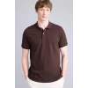Defacto E9504AXBN267 Kahve %100 Pamuk Regular Fit Polo Tişört