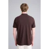 Defacto E9504AXBN267 Kahve %100 Pamuk Regular Fit Polo Tişört
